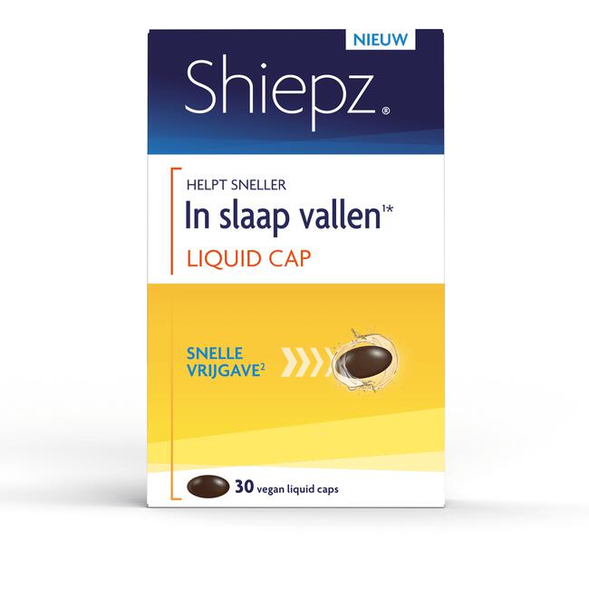 Shiepz helpt in slaap vallen liquid cap 30ST