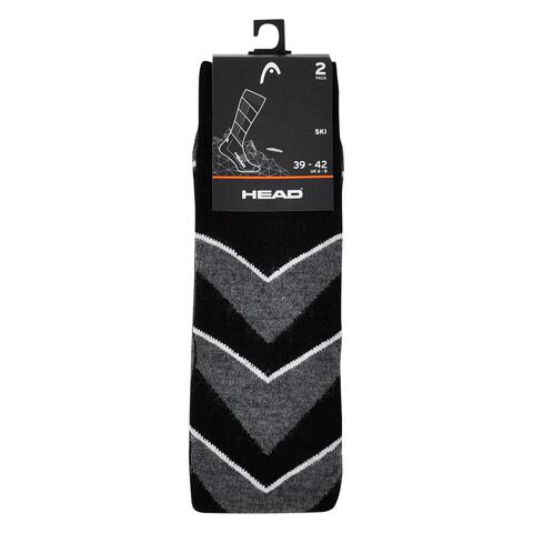 Head Unisex Ski Sokken Black Combo Maat 43/46 2 pack