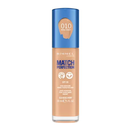 Rimmel Match Perfection Foundation 010C Rose Ivory 30 Ml