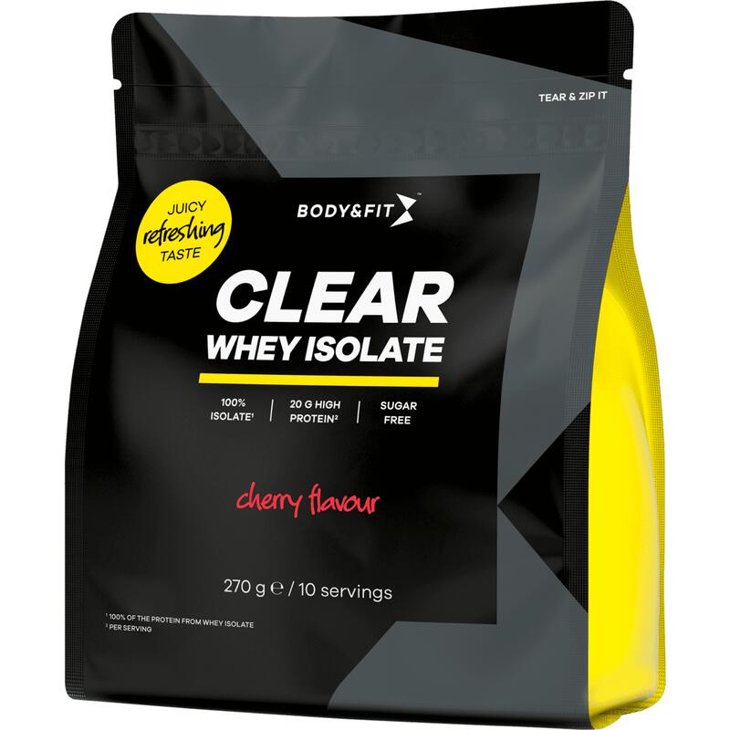 Body & Fit Clear Whey Isolate Poeder Cherry 270 gram