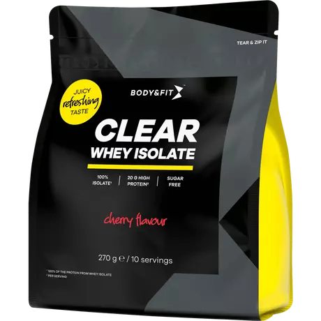 Body & Fit Clear Whey Isolate Poeder Cherry 270 gram