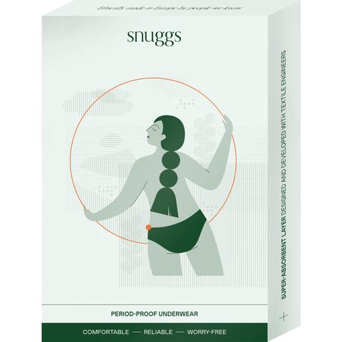 Snuggs period underwear Brazilian light black L