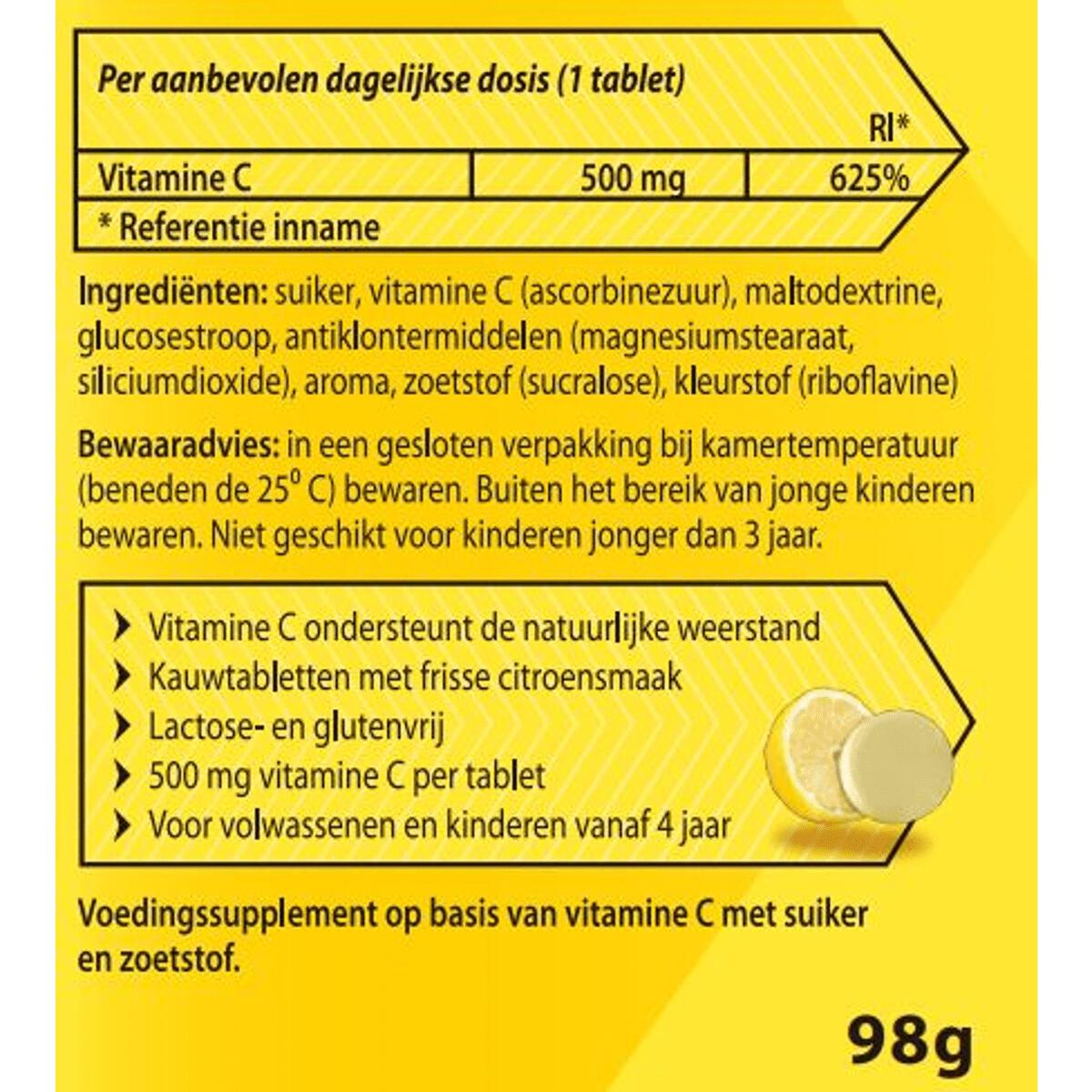 Roter Vitamine C 1000 Mg Citroen 50 Tabletten 50 Ea Etos
