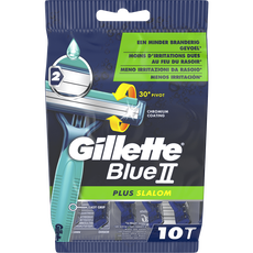 Gillette Blue2 Slalom 10 Wegwerpscheermesjes