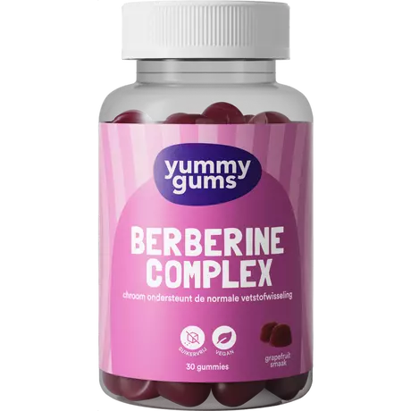 Yummygums Berberine Suikervrije Gummies 30 stuks&nbsp;