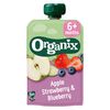 Organix Knijpfruit Appel Aardbei Bosbes 6+ Maanden 100 gram
