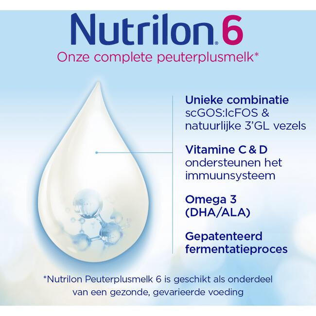 Nutrilon 6 Peuterplusmelk Flesvoeding Vanaf 3 Jaar 400 GR