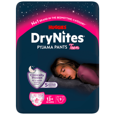 Huggies DryNites Nachtbroekjes Meisje 13+ jaar 9x3