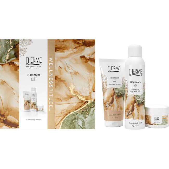 Therme Hammam Cadeauset Shower Foam /Body Butter Shower Scrub