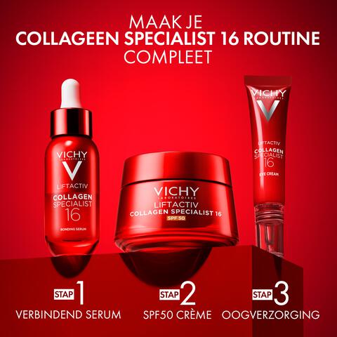 Vichy Liftactiv Collagen Specialist 16 Dagcrème SPF50 Navulling 50 ML