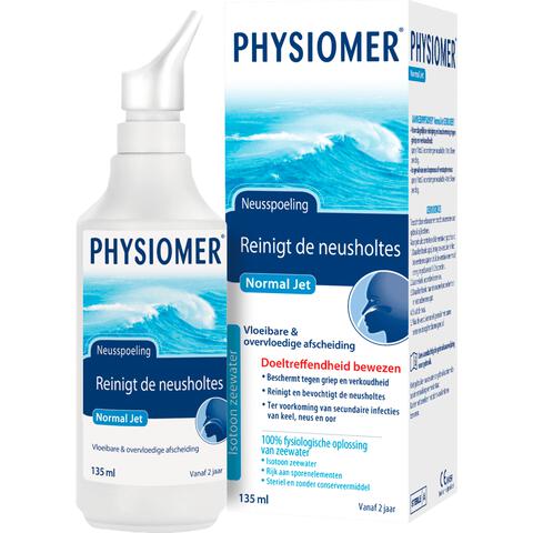 Physiomer Normal Jet Neusspray bij Verkoudheid 135 ML