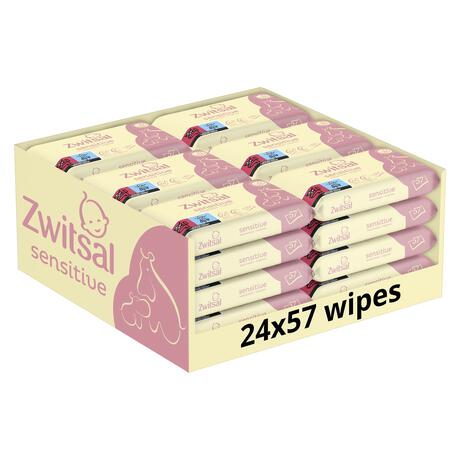 Zwitsal Doekjes 24-Pack Sensitive 24 Stuks