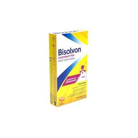 Bisolvon Droge Hoest en Keelpijn Zuigtabletten 16 stuks