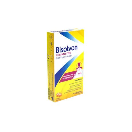 Bisolvon Droge Hoest en Keelpijn Zuigtabletten 16 stuks
