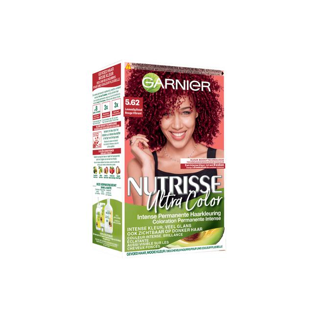 Garnier Nutrisse Crème Permanente Haarverf 5.62 Levendig Rood