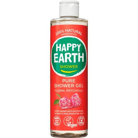 Happy Earth 100% Natuurlijke Shower Gel Floral Patchouli