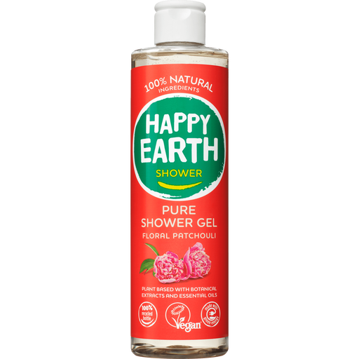 Happy Earth 100% Natuurlijke Floral Patchouli Douchegel 300 ML