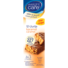 Weight Care 12-Uurtje Maaltijdreep Karamel 2 stuks