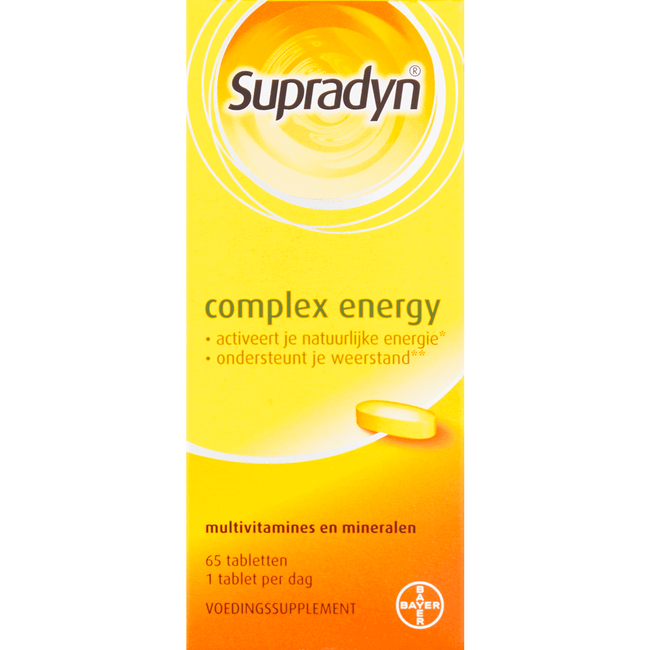 supradyn complex energy ondersteund je weerstand 65 tabletten