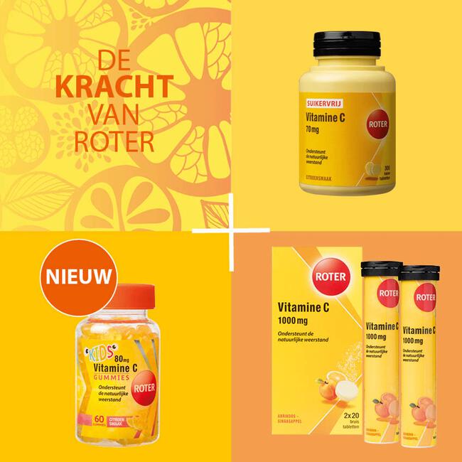 Roter Vitamine C Suikervrij 300 tabletten