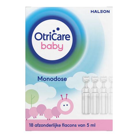 OtriCare Baby Monodose Zoutoplossing bij een Verstopte Neus 18 x 5 ML