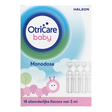 OtriCare Baby Monodose Zoutoplossing bij een Verstopte Neus 18 x 5 ML