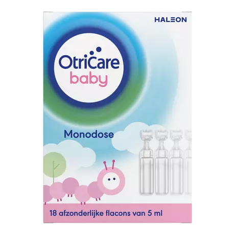 OtriCare Baby Monodose Zoutoplossing bij een Verstopte Neus 18 x 5 ML