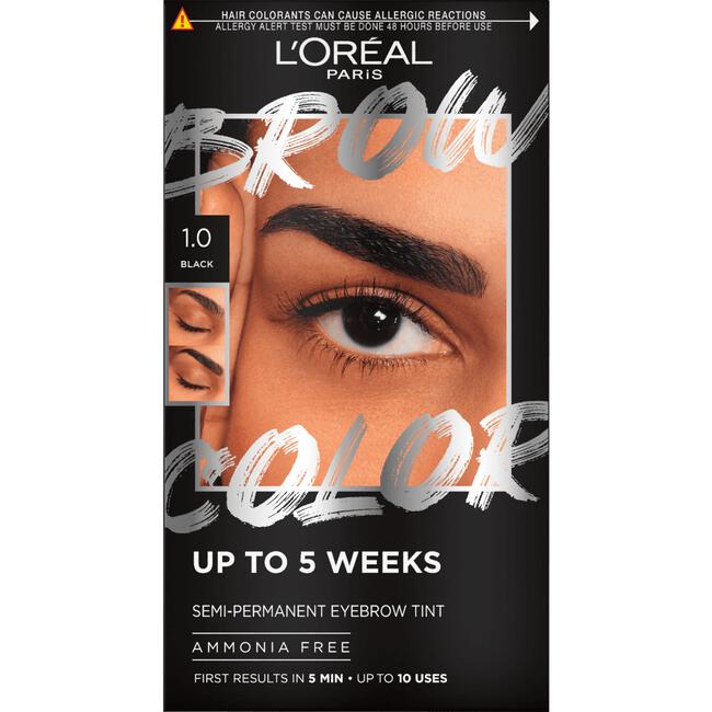 L'Oréal Paris Brow Color wenkbrauwverf 1.0 Black 30ML