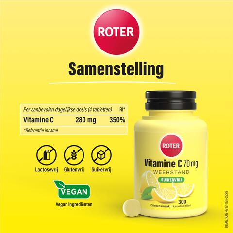 Roter Vitamine C Suikervrij 300 tabletten