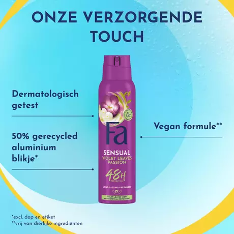 Fa Violet Leaves Passion Deodorant Spray 150 ML