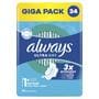 Always Ultra Maandverband Normal Met Vleugels 34 stuks