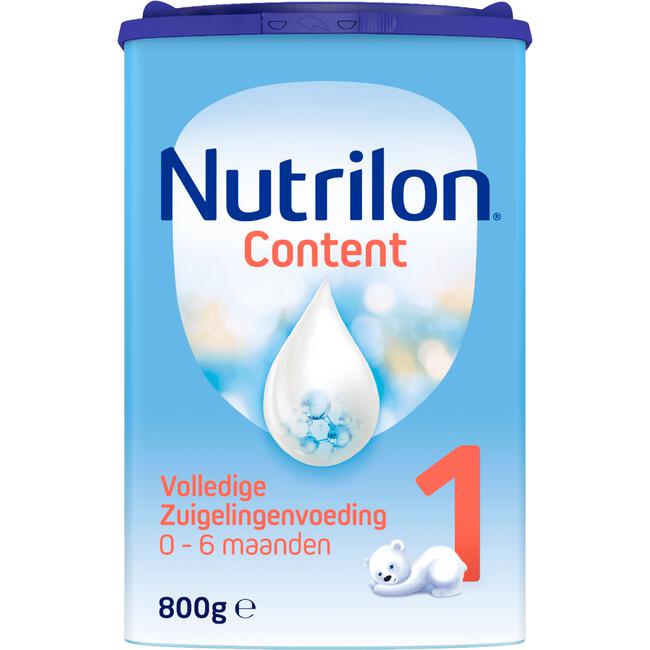 Nutrilon Content 1 Volledige Zuigelingenvoeding 0-6 Maanden 800 GR