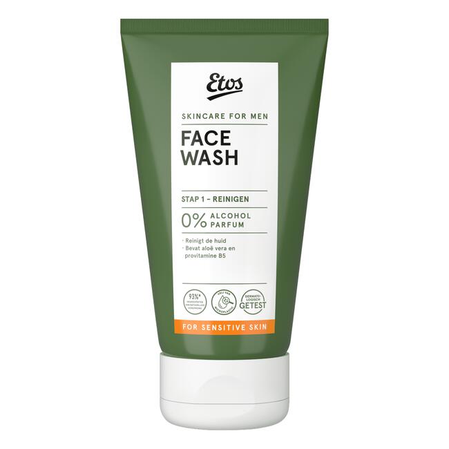 Etos For Men Sensitive & Hydraterende Face Wash