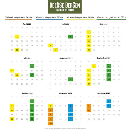 Safari Resort Beekse Bergen Midweek Hoogseizoen