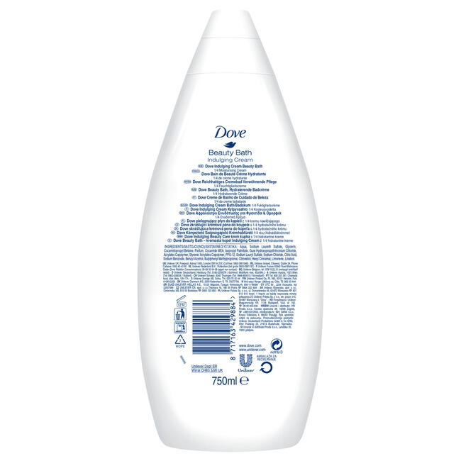 Dove Indulging Cream Badcrème 750 ML