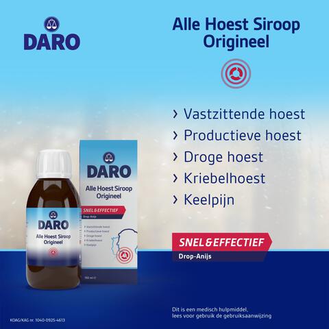 Daro Alle Hoest Siroop 150 ML