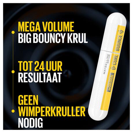 Maybelline New York Colossal Curl Bounce Mega Volume Mascara Very Black