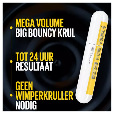 Maybelline New York Colossal Curl Bounce Mega Volume Mascara Very Black