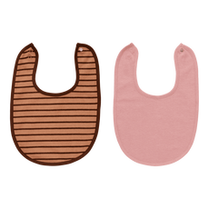 Etos Soft Slab Set Stripe Brown/Pink 2 stuks
