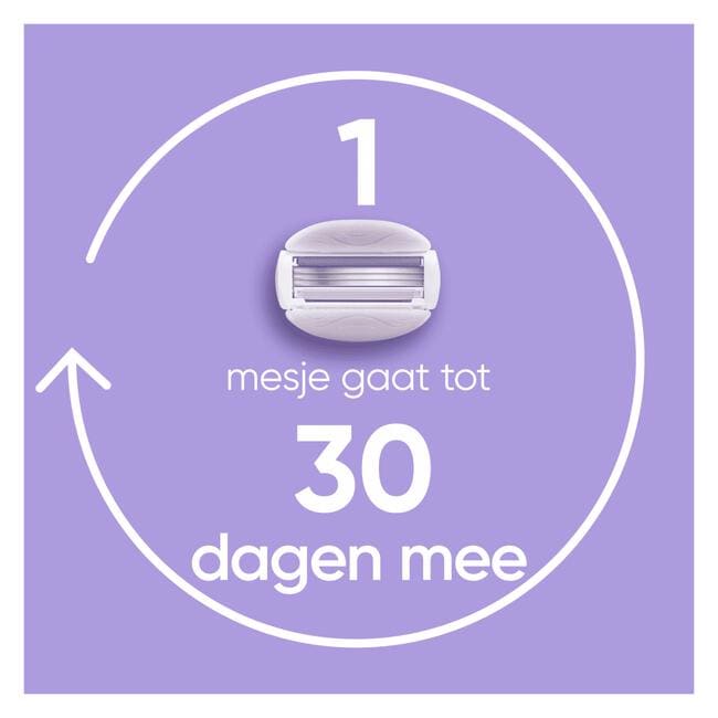 Gillette Venus ComfortGlide Breeze Navulmesjes 4 Stuks