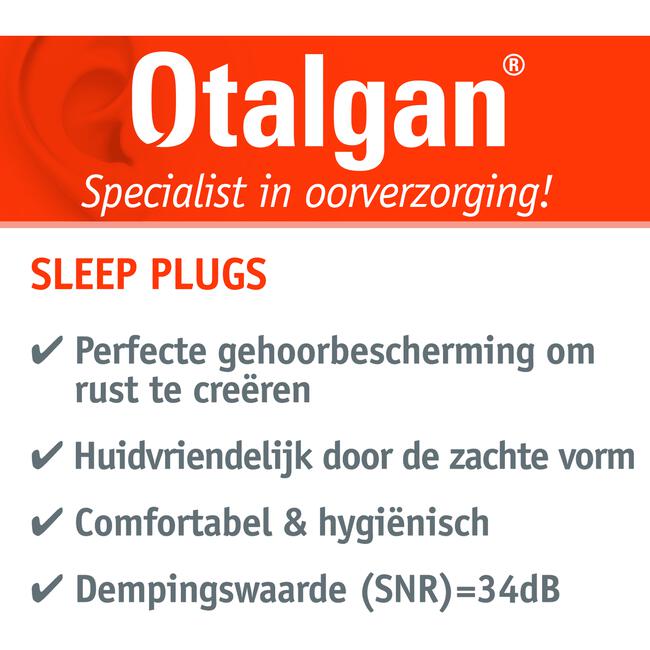 Otalgan Sleep Plugs 10 paar