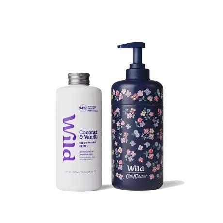 Wild M Ditsy, Coco & Vanilla Body Wash Starterpack 300 ML