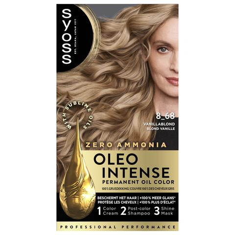 Syoss Oleo Intense Permanente Haarkleuring 8-68 Vanille Blond / Blond Vanille