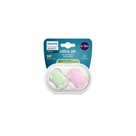 Philips Avent Fopspeen Ultra Air 6-18M SCF087/12 2 stuks