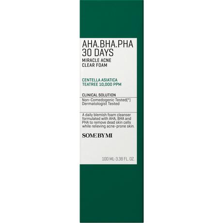 Some By Mi AHA BHA PHA 30 Days Miracle Acne Clear Foam 100 ML