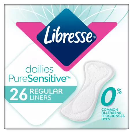 Libresse Pure Sensitive Inlegkruisjes Regular 26 stuks