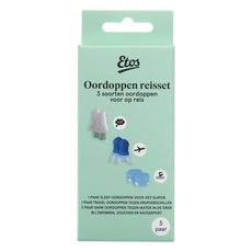 Etos Oordoppen Reisset, 5 paar