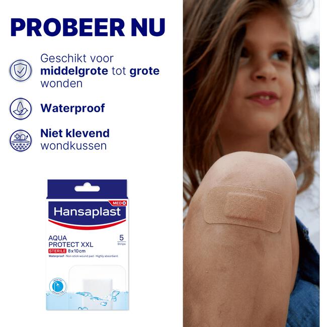 Hansaplast Aqua Protect XXL Eilandpleister 5 stuks