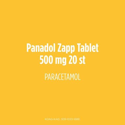 Panadol Zapp Paracetamol 500 MG Filmomhulde Tabletten 20 stuks