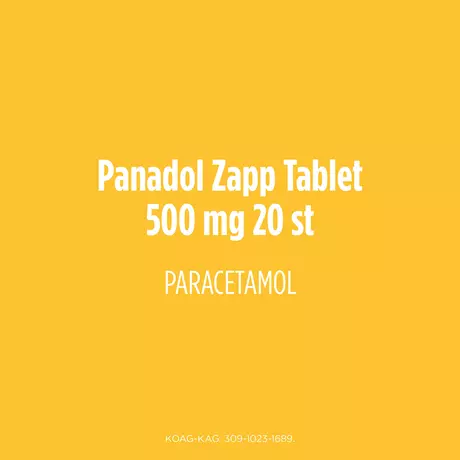 Panadol Zapp Paracetamol 500 MG Filmomhulde Tabletten 20 stuks